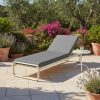 Fermob Bellevie Premium Sunlounger ligbed Storm Grey