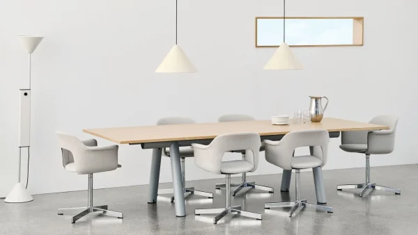 HAY Layout 234 eetkamerstoel Hallingdal 220 chroom