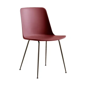 hw6_redbrown_bronzed.jpgv1693490143 &Tradition Rely HW6 eetkamerstoel bronzed steel Red Brown